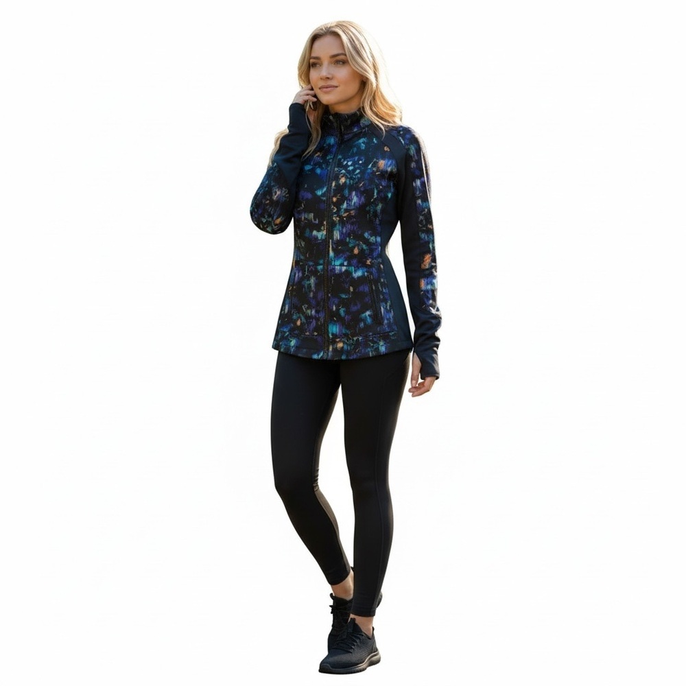 Zella Multicolored Reversible Patterned Jacket - Picture 3 of 16